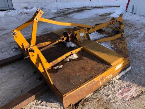 6ft Woods rotary mower, K88, Model B-106-1, s/n603354