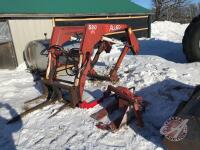 Allied 580 loader with brackets, K90, 7ft bucket