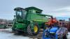 JD 9750 STS sp combine, 2564 threshing hrs showing, 3213 engine hrs showing, s/n685764, K53, ***Keys - office trailer*** - 40