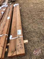 2x8x12ft Brown lumber, (DD) K73