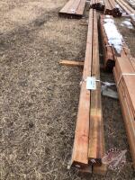 4x4x16ft Brown lumber, (Y) K73