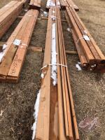 5/4 x 16ft Brown lumber, (U) K73