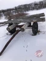 4 Wheel Wagon w/poles, K46