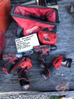 Milwaukee tools - impact, Hackzale, drill, light, charger, K93