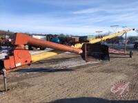 10in x71ft Westfield PTO swing hopper auger, K91