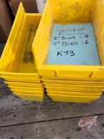 14 - yellow bins, (8-6in, 6-4in) K93
