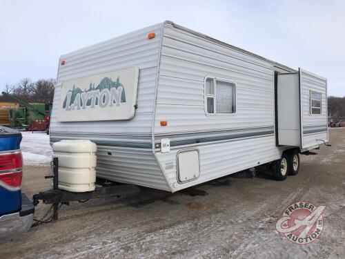 2000 25ft Layton camper, K97,VIN# 1SL200M26YF002155, Owner: Kevin W Lamb, Seller: Fraser Auction ____________________ ***keys, TOD - office trailer***