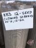 seed cleaning screens - 45in long, 12in in dia, K83, - 3
