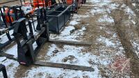 48in Walco pallet fork skid steer mount, K112