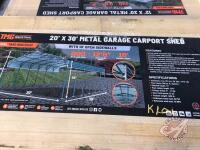TMG-MSC2030 20 x 30ft Metal Garage Carport Shed, K101