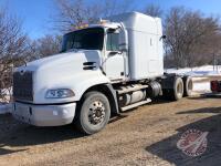 2002 Mack Vision T/A highway tractor, 788,707 kms showing, 34,614 hrs showing, VIN#1M1AE07Y42W012136, K107, Owner: Brian G Trotter, Seller: Fraser Auction ______________________***TOD, Safety, Keys - Office trailer***