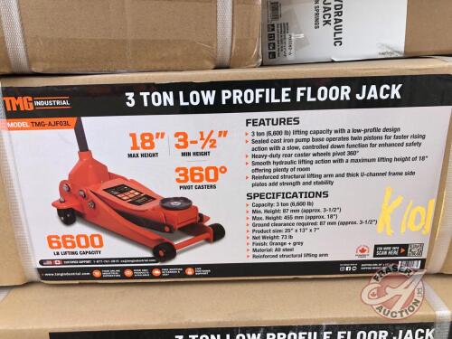 TMG-AJF03L 3 Ton Low Profile Floor Jack, K101