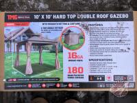 TMG-LGZ10 10 x 10ft Hard Top DBL Roof Gazebo (Box A and B), K101
