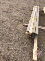 Pallet F: 1-2x4x16ft 1-2x4x14ft 11-2x4x12ft 7-2x4x10ft K108