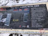 TMG-MS1320A 13 x 20ft Garage Metal Shed, K101