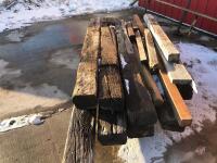 Misc Lumber, Rail Ties, 6x6 blocks