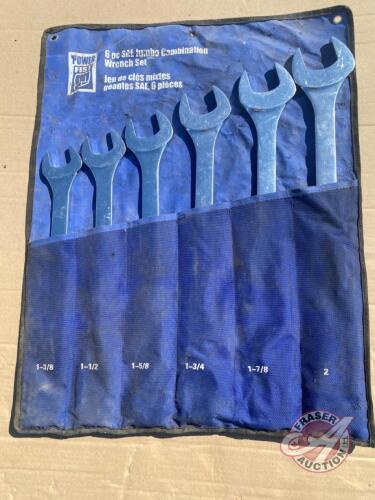 Mastercraft flat wrench set (1 3/8 to 2in)