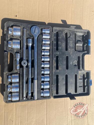 3/4in Mastercraft socket set