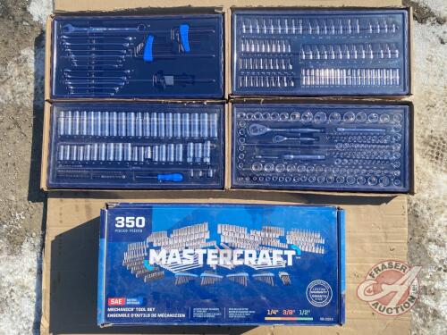 (NEW) Mastercraft 350 piece tool set