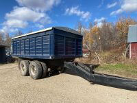 *16’ T/A Drop-Hitch Grain Pup Trailer, ***TOD, SAFETIED***