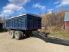 *16’ T/A Drop-Hitch Grain Pup Trailer, ***TOD, SAFETIED***