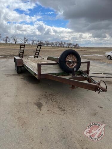 21ft flat deck tandem axle trailer s/n SK400226188 Owner: Neil M Specht Seller: Fraser Auction Service Ltd. _________________________