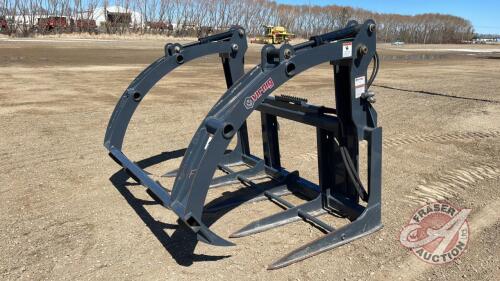 Virnig Skid Steer Big Bale Grapple Attachment