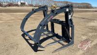 2018 Virnig Large Round Bale Grapple Skid Steer Attachment, F34