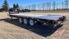 2014 Norberts Gooseneck 25ft Flatdeck Trailer, VIN# 2N9F7SA40EG017215, F34 Owner: Kenneth K Kliever Seller: Fraser Auction ______________________ ***TOD in office trailer*** - 2