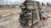 Various Large Used Treated Fence Posts, F40 - 2