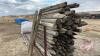 Various Large Used Treated Fence Posts, F40 - 3