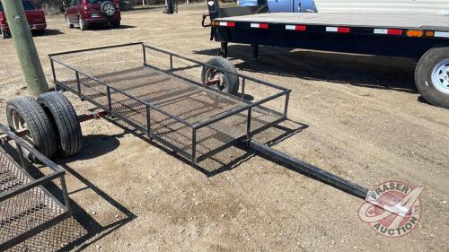 Homemade ATV 4'x8' Wagon, NO TOD - NEVER REGISTERED, F35, Seller: Fraser Auction________________________