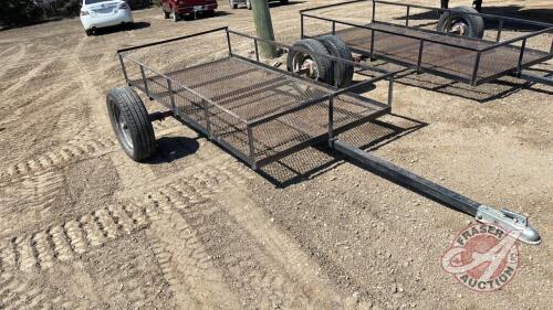 Homemade ATV 4'x8' Wagon, NO TOD - NEVER REGISTERED, F35, Seller: Fraser Auction________________________