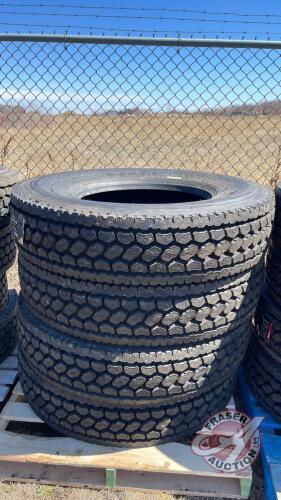 11R22.5 Radar R-DH615 Heavy Truck Tires (New), F37