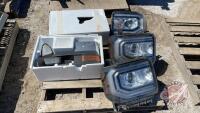 Used GMC Headlights & Powdered Mirrors, F37