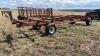 24ft x 10ft bale deck on 4-wheel wagon (Consigned by neighbour (Barry Sawchuk 204-821-0843) - 4