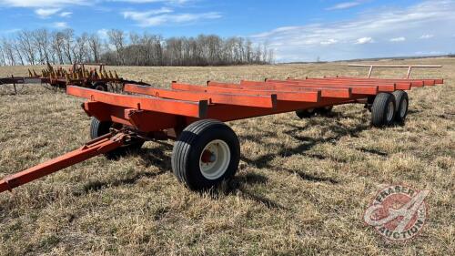 30ft x 10ft Horst tandem axle bale trailer (Consigned by neighbour (Barry Sawchuk 204-821-0843)