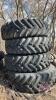 20.8R42 Armstrong Hi Traction tractor tire on CaseIH 9000 series rim - 2