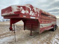 *1985 20’ x 6’ Sokal T/A 5th wheel stock trailer, S/N none, Owner: William R Magwood, Seller: Fraser Auction____________