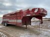 *1985 20’ x 6’ Sokal T/A 5th wheel stock trailer, S/N none, Owner: William R Magwood, Seller: Fraser Auction____________ - 2