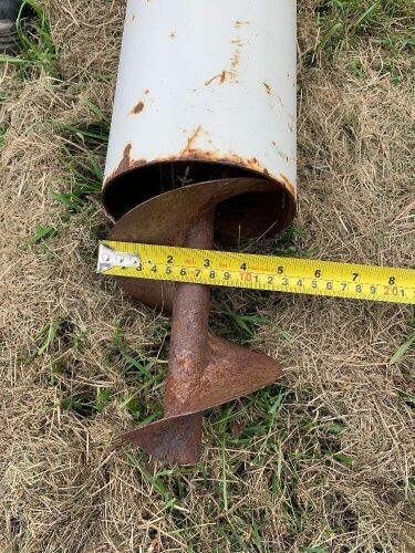 *Approx 5”X10’ pencil auger