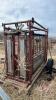 Portable cattle chute with scale (scale not working) - 7