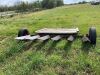 *Shop Build 15 square bale stooker with foot release - 3