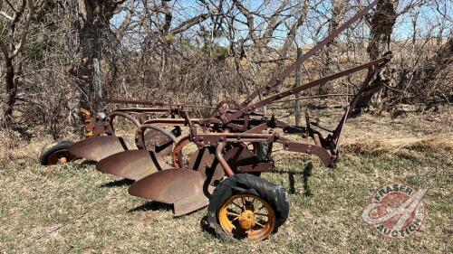 Moline 3-bottom plow