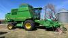 JD 9600 SP combine with JD 914 pick-up head, 6613 Eng hrs showing, 4521 Sep hrs showing, s/n657843 - 2