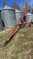 Sakundiak 6"x37' auger with Honda engine, s/n16404