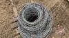 Rolls of Used Barbed Wire, F50