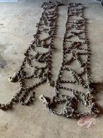 peerless duo-trac 18.4 /34 tractor chains