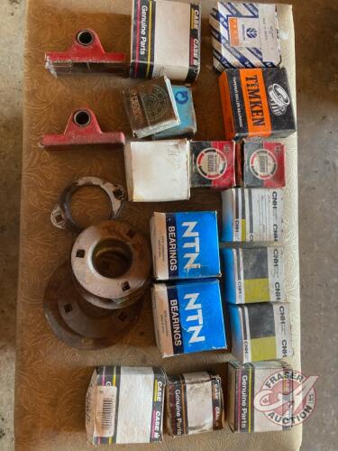 assorted new and used bearings