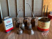 vintage oil cans